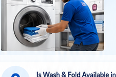 Laundry professional loading clean clothes into washing machine