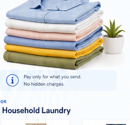 Folded everyday clothes